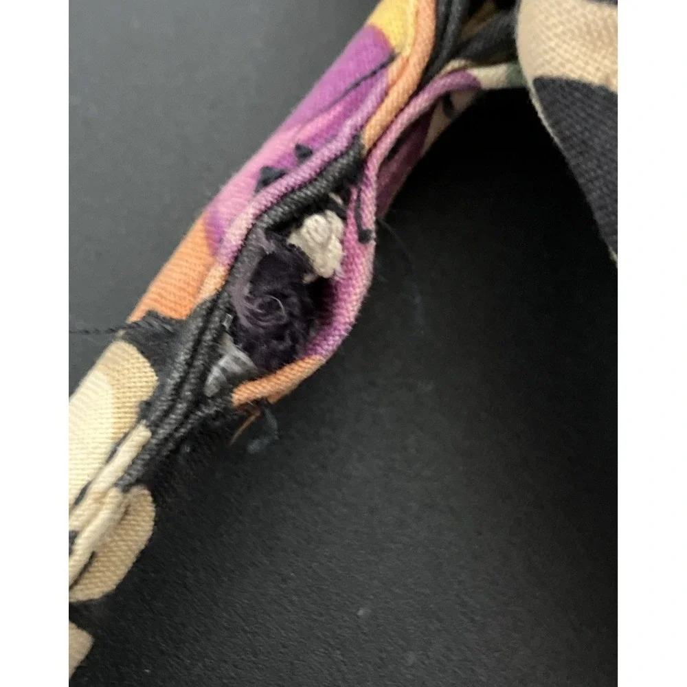 Vera Bradley Women's Retired Suzani Adjustable Bag Purse Purple Black
